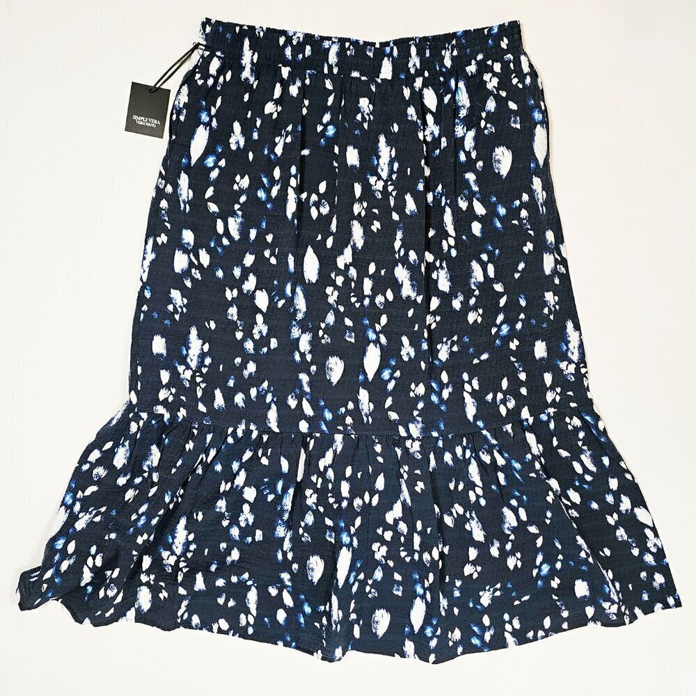 Simply Vera Wang Blue Skirt